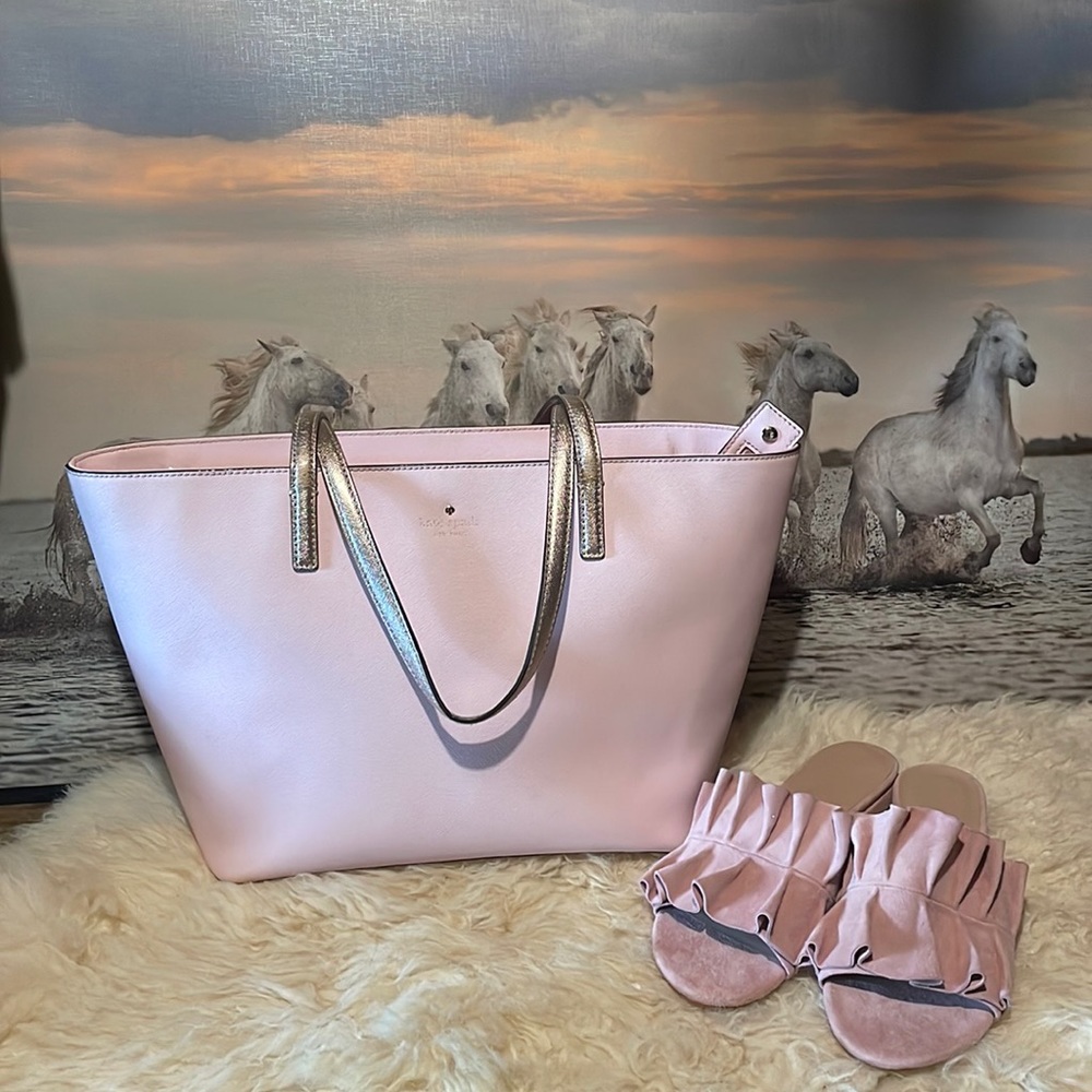 Kate Spade XL leather tote bag
